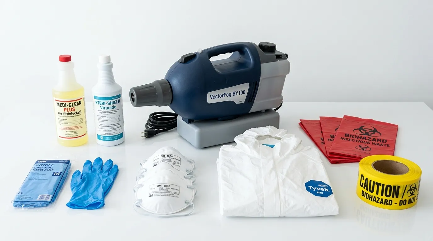 Professional biohazard remediation crew working in West Haverstraw