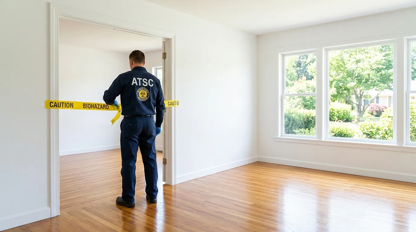 Certified biohazard cleanup crew performing Crime Scene Cleanup in West Haverstraw